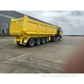 4 eixo em forma de U 50-70t traseiro semi trailer